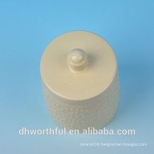 Morden design ceramic air seal food container